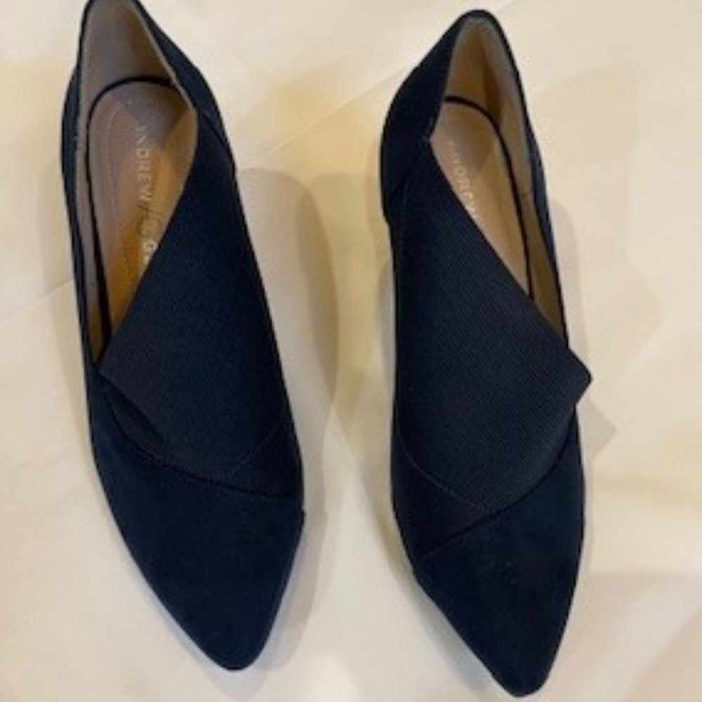 Andrew Geller Heels, Navy Blue